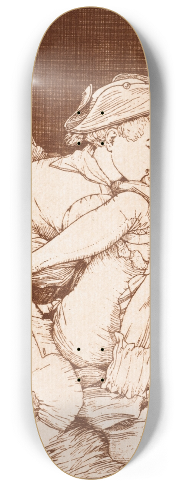 Konstantin Andreevich Somov - Image from Somovs Livre de la marquise 6 8.25 inch art skate deck