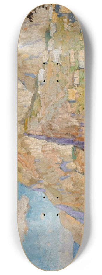 Konstantin Ivanovich Gorbatov - View Of Monte Solaro, Capri 8.25 inch art skate deck