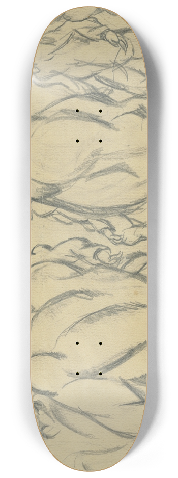 Kontantn Bauer - tdia muskch postv 8.25 inch art skate deck