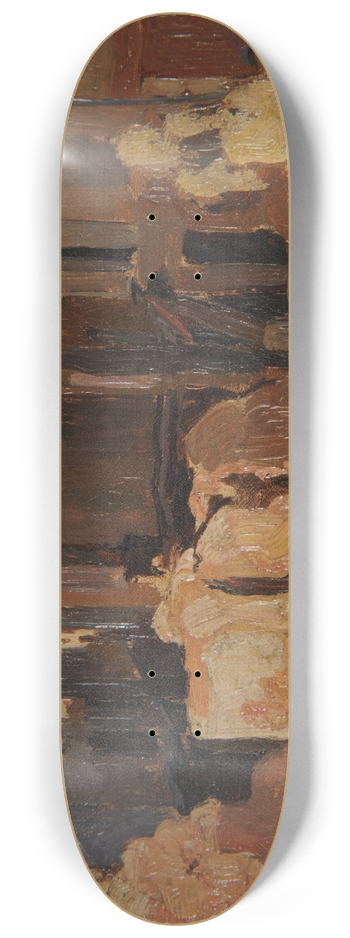 Andr Victor douard Devambez - Ruines, rue Mautrot 8.25 inch art skate deck