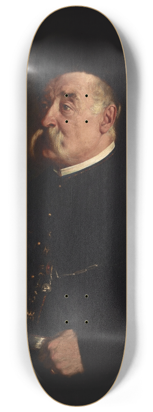 Andrzej Bronisaw Grabowski - Portrait of Adam Wyleyski 8.25 inch art skate deck
