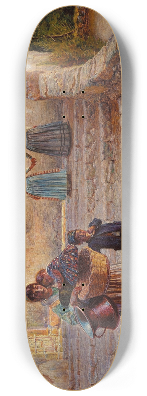 Kristian Zahrtmann - En fattig italienerinde med sine brn 8.25 inch art skate deck