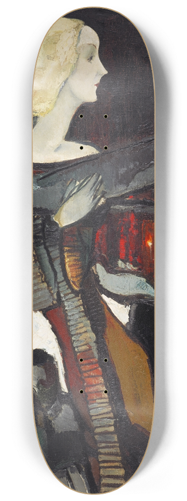 Krlis Padegs - Madonna with a Machine Gun 8.25 inch art skate deck