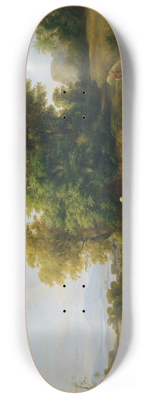 Kroly Mark - Ideale Landschaft mit Boas und Ruth 8.25 inch art skate deck