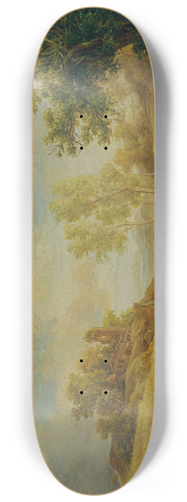 Kroly Mark - Landschaft mit Heuernte 8.25 inch art skate deck