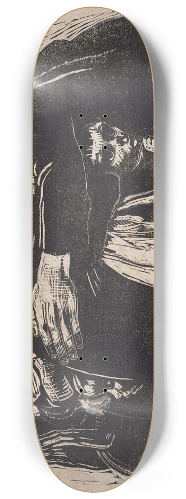 Kthe Kollwitz - The mothers 8.25 inch art skate deck