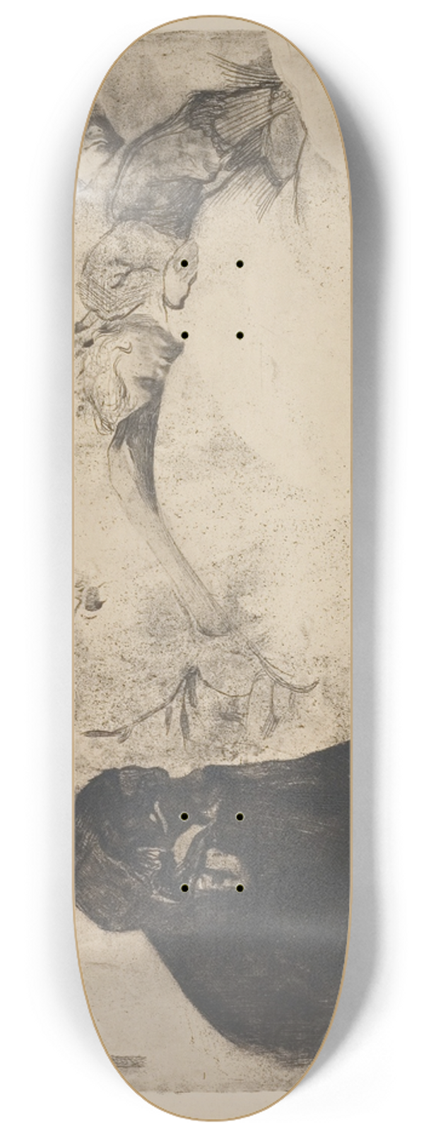 Kthe Kollwitz - Unemployment 8.25 inch art skate deck
