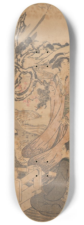 Kubo Shunman - Women in the Wind 8.25 inch art skate deck