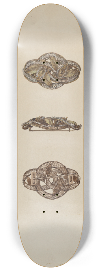 Kurt Melzer - Brooch 8.25 inch art skate deck