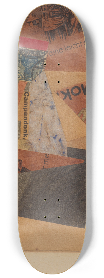 Kurt Schwitters - Mz 259 Zeichnung Campendonk 8.25 inch art skate deck