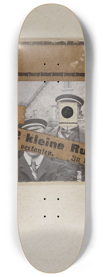 Kurt Schwitters - Ohne titel (2 kleine Russenpf) 8.25 inch art skate deck