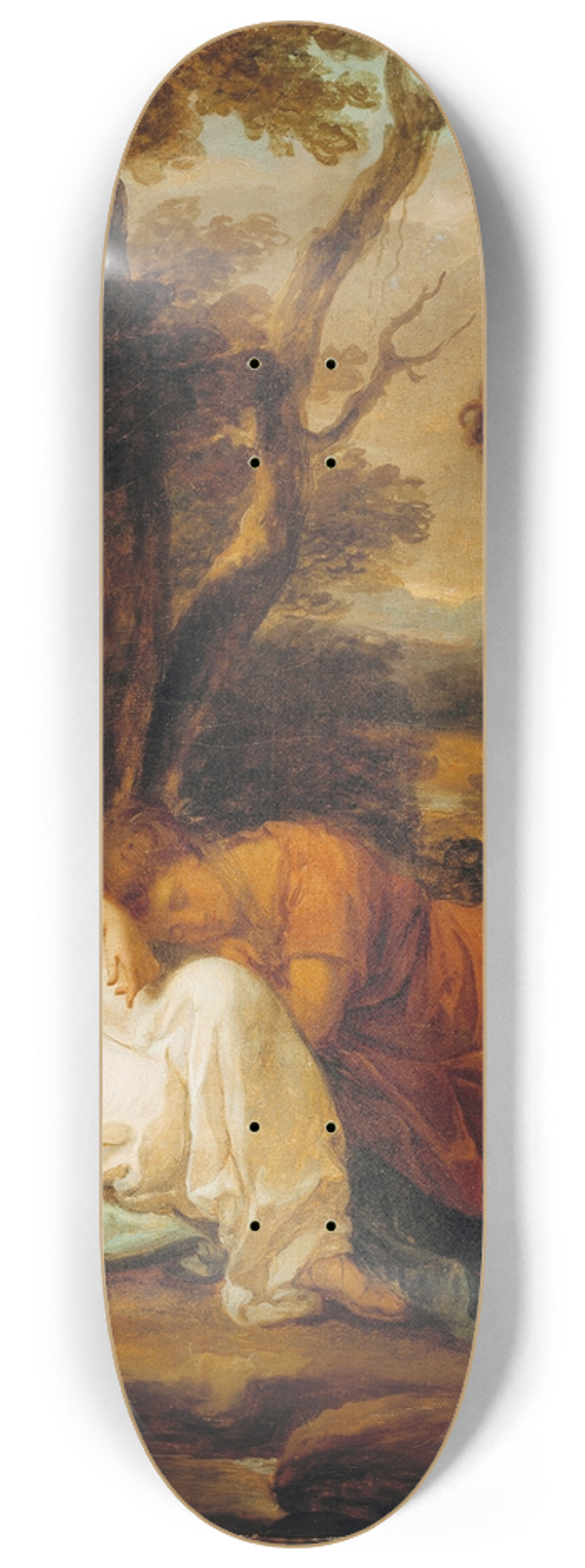 Angelica Kauffmann - Cymon and Iphigenia 8.25 inch art skate deck