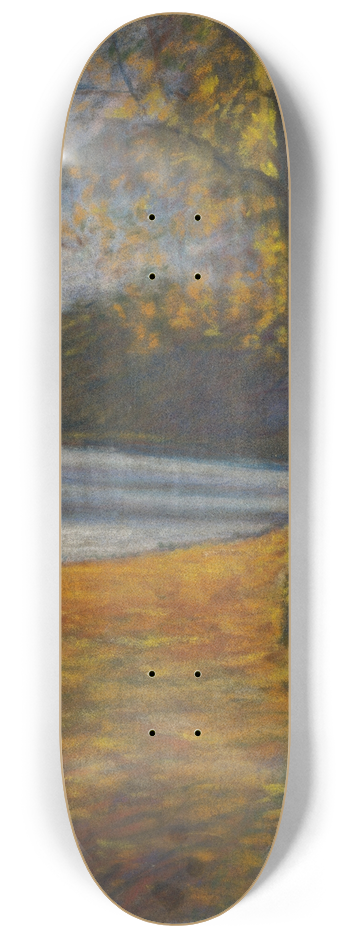 Ladislav Mednynszky - Autumn landscape 8.25 inch art skate deck