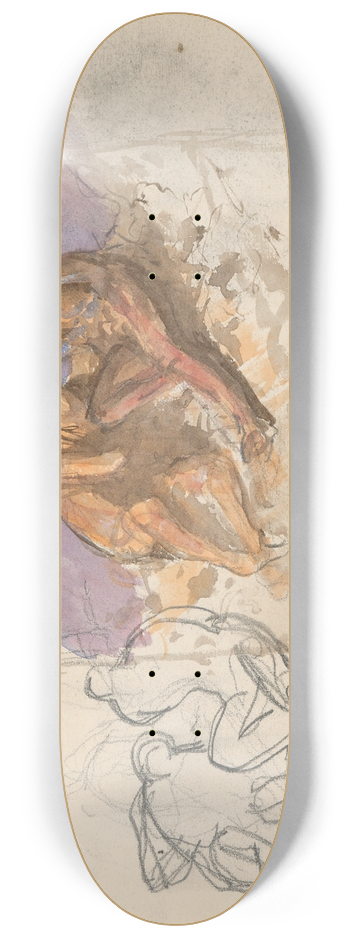 Ladislav Mednynszky - Character studies 8.25 inch art skate deck