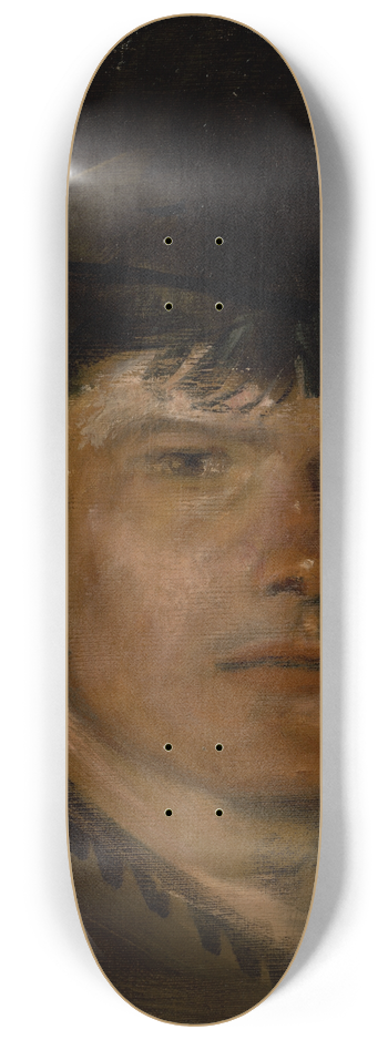 Ladislav Mednynszky - Lad with a Large Ear and a Small Hat 8.25 inch art skate deck