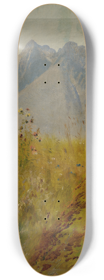Ladislav Mednynszky - Lomnick Peak 8.25 inch art skate deck
