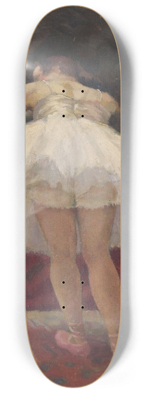 Ladislav Tresko - Resting Ballet Dancer 8.25 inch art skate deck