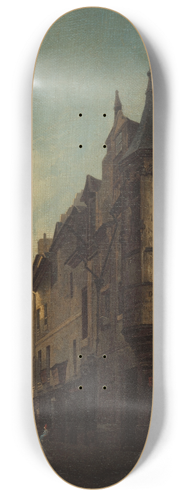 Lambert Noll - Lchauguette de lhtel de Schomberg  langle des rues Bailleul et Jean Tison 8.25 inch art skate deck