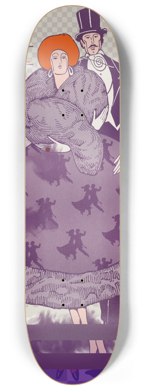 Lanny Sommese - 1980 charity ball 8.25 inch art skate deck