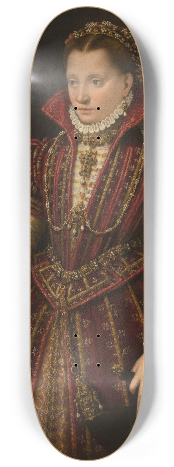 Lavinia Fontana - Portrait of a Noblewoman 8.25 inch art skate deck