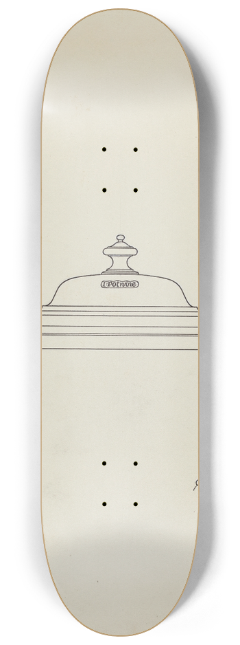 Lawrence Flynn - Tankard Lid 8.25 inch art skate deck