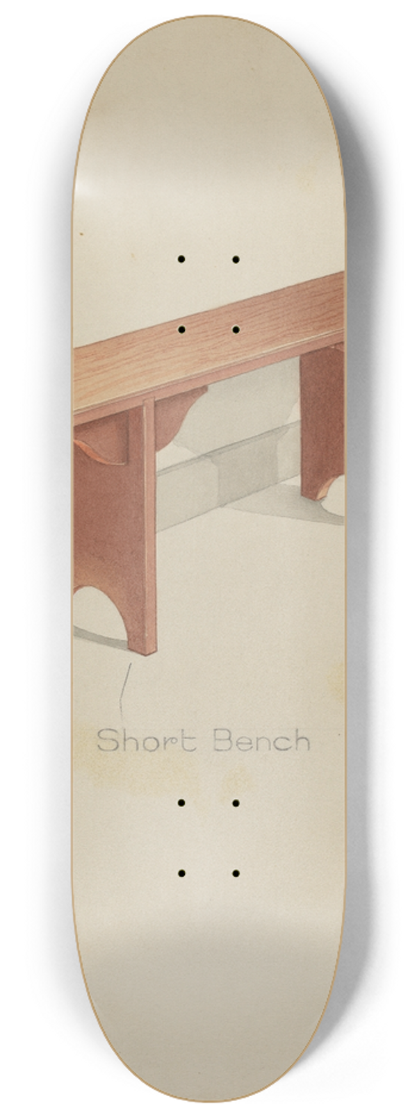 Lawrence Foster - Shaker Short Bench 8.25 inch art skate deck