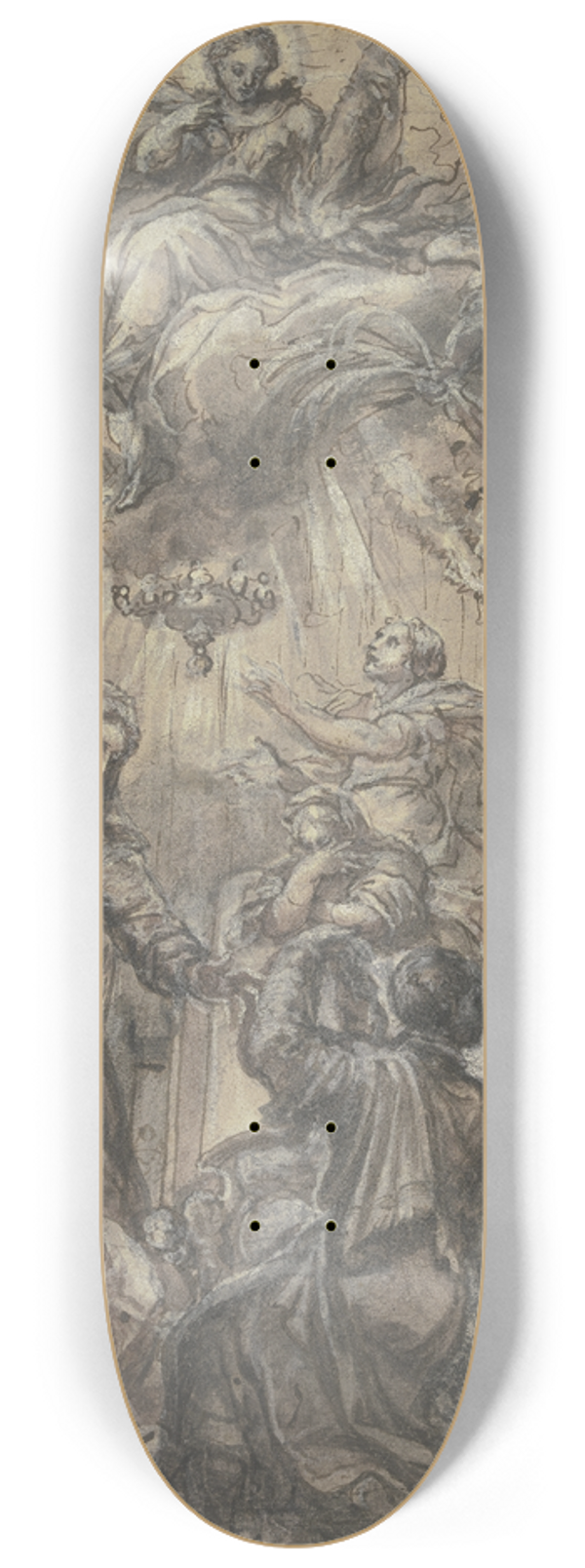 Lazzaro Baldi - Martyrium eines Jesuiten 8.25 inch art skate deck