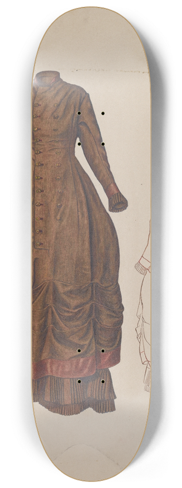 Lelah Nelson - Dress 8.25 inch art skate deck