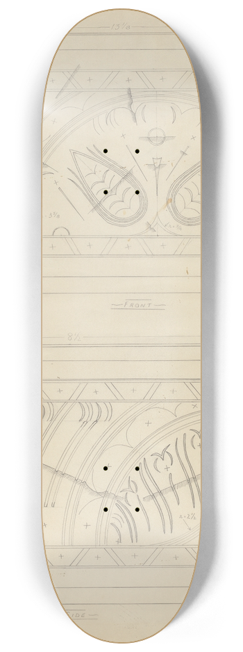 Leo Drozdoff - Desk Box 8.25 inch art skate deck