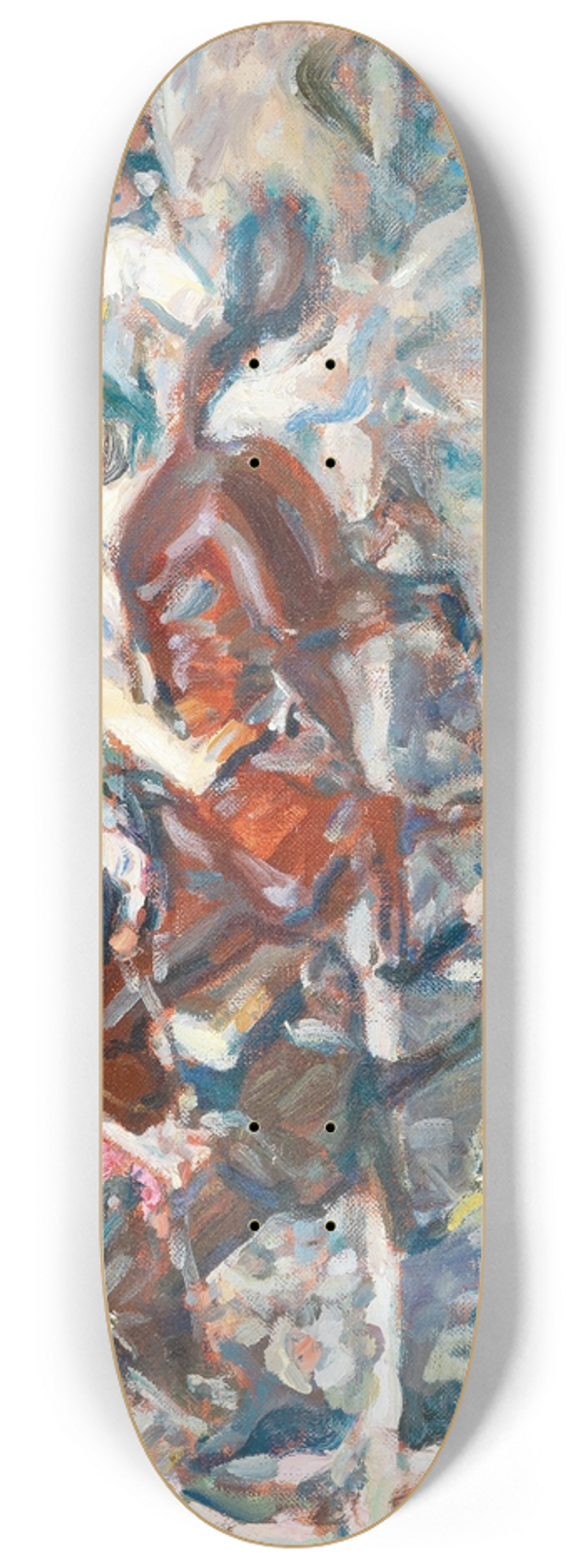 Angelo Jank - Horse Race 8.25 inch art skate deck