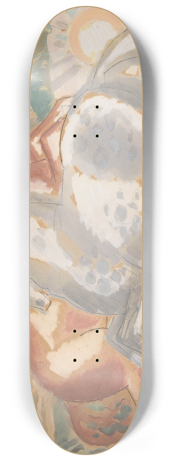 Leo Gestel - Paarden in landschap 8.25 inch art skate deck