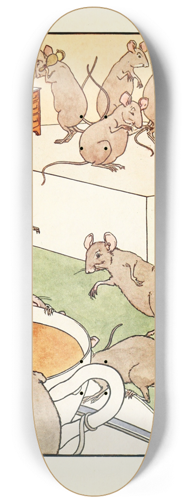 Leonard Leslie Brooke - The jumblies and other nonsense verses Pl.5 8.25 inch art skate deck