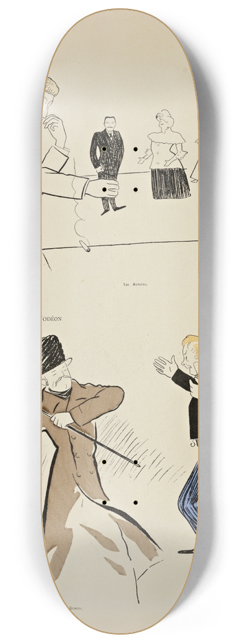 Leonetto Cappiello - 70 dessins de Cappiello Pl.40 8.25 inch art skate deck