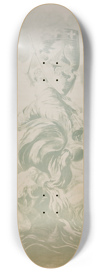 Leonetto Cappiello - Exposition internationale Lyon 8.25 inch art skate deck