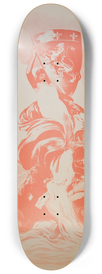 Leonetto Cappiello - Exposition internationale Lyon 8.25 inch art skate deck