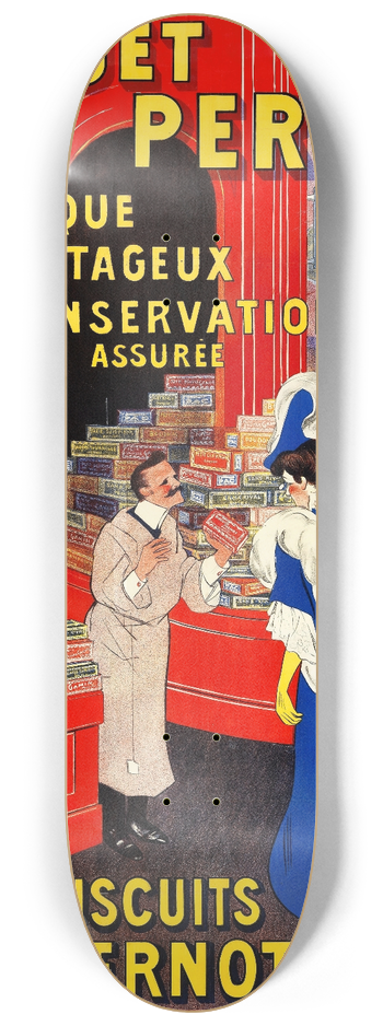 Leonetto Cappiello - Paquet Pernot 8.25 inch art skate deck