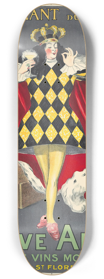 Leonetto Cappiello - Veuve Amiot 8.25 inch art skate deck
