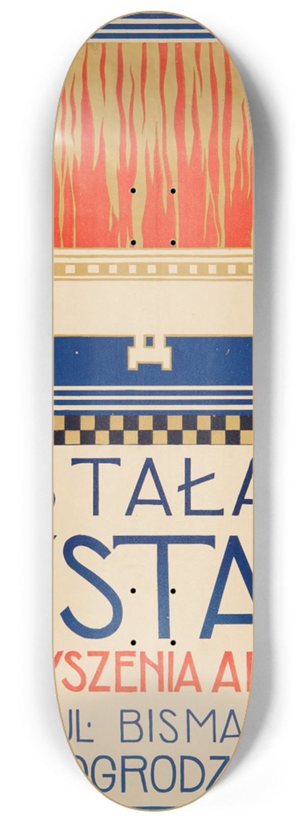 Leon Gendzierski - Staa Wystawa Stowarzyszenia Artystw, Pozna 8.25 inch art skate deck