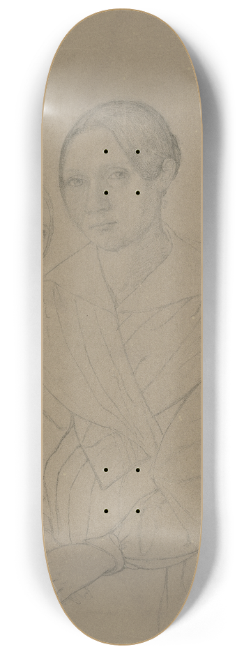 Angilbert Gbel - Mother and daughter 8.25 inch art skate deck