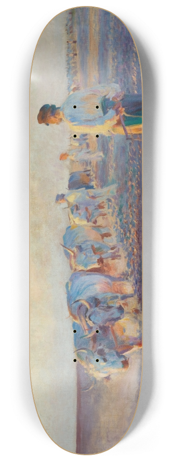 Leon Wyczkowski - Plowing in the Ukraine 8.25 inch art skate deck