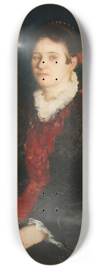 Leon Wyczkowski - Portrait of a woman 8.25 inch art skate deck