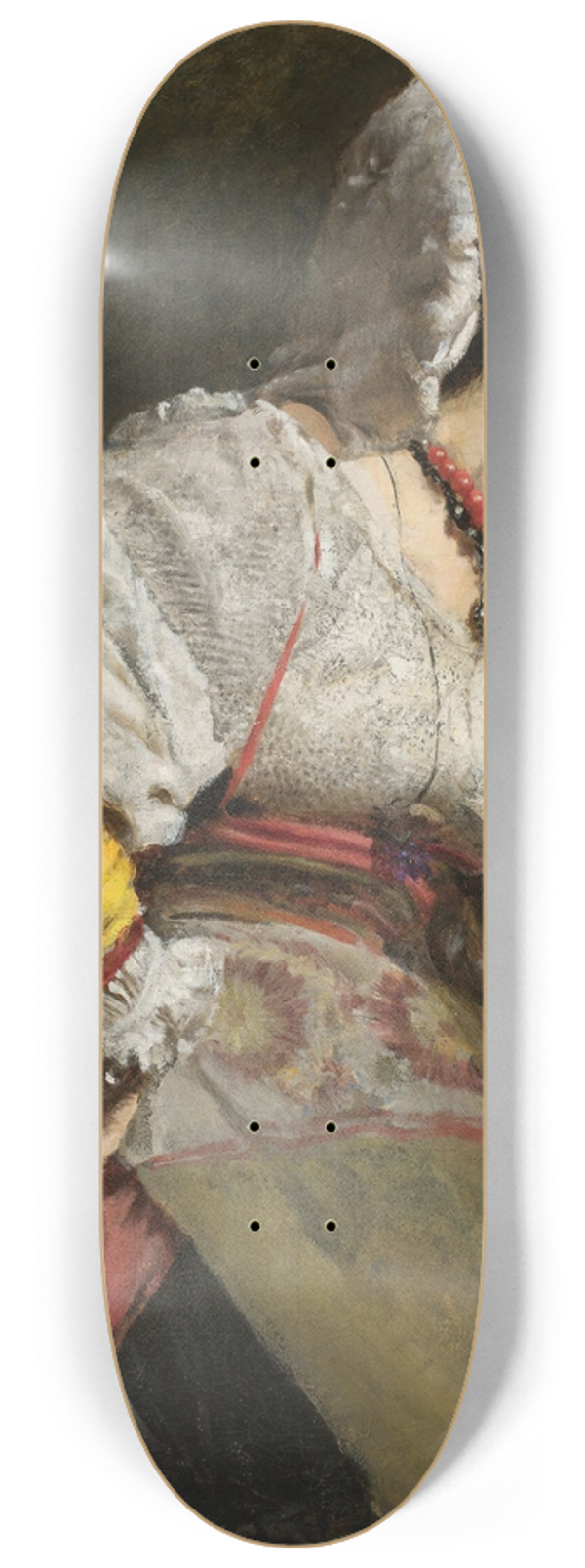 Leon Wyczkowski - Study of an Italian woman 8.25 inch art skate deck