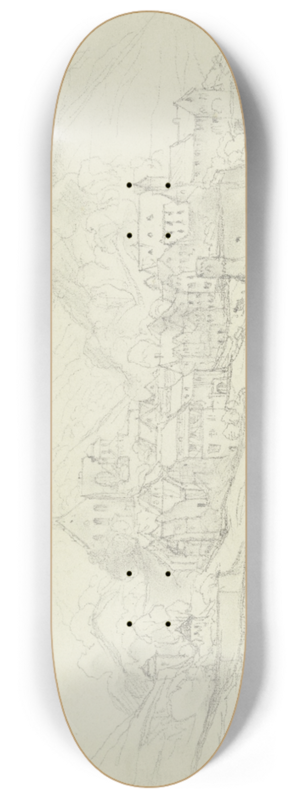 Leopold Bode - Beilstein at the Mosel 8.25 inch art skate deck