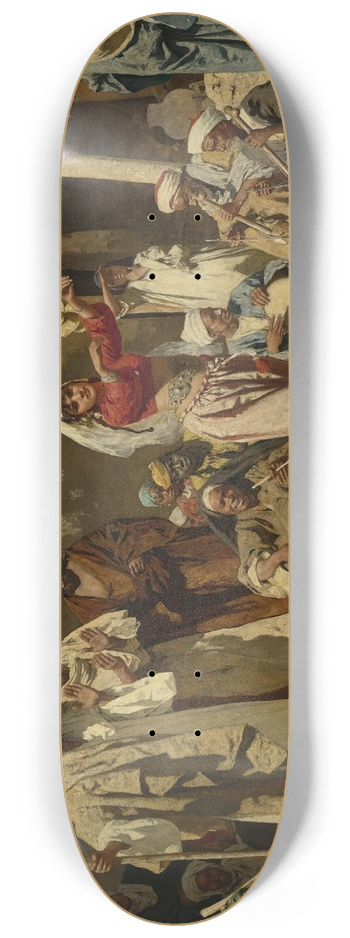 Leopold Carl Mller - An almes admirers (Egyptische tnzerin) 8.25 inch art skate deck