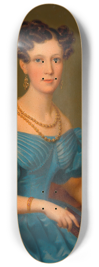 Leopold Fertbauer - Portrt von Frau Negelli(e) 8.25 inch art skate deck
