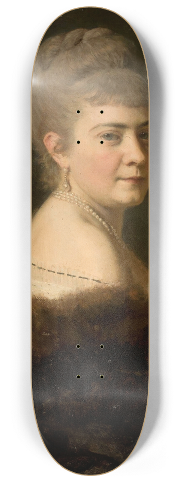 Leopold Horowitz - Portrait of Melania ne Jastrzbska 1.v. Dunin 2.v. Rawicz 8.25 inch art skate deck