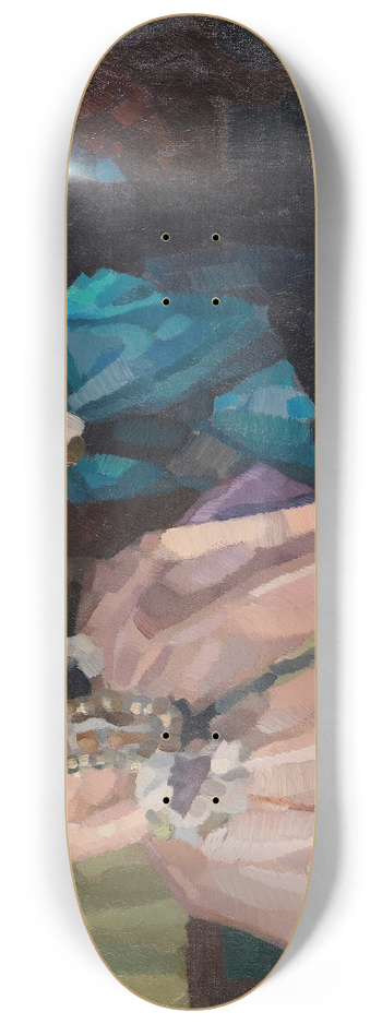 Leo Putz - Weie Puppe 8.25 inch art skate deck