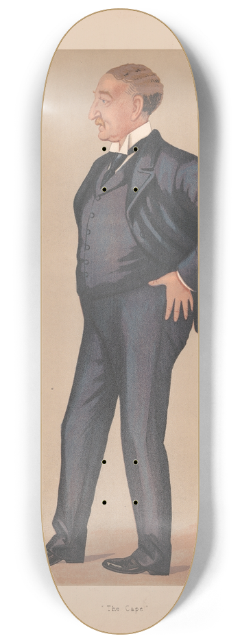 Leslie Matthew Ward - Bankers and Financiers. The Cape. Hon. Cecil Rhodes. 28 March 1891 8.25 inch art skate deck