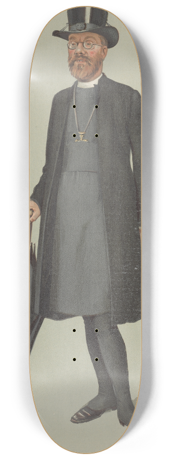 Leslie Matthew Ward - Clergy. Rochester Edward Stuart Talbot. 21 April 1904 8.25 inch art skate deck