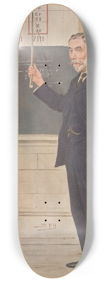 Leslie Matthew Ward - Doctors and Scientists. Chemistry. Sir William Ramsay. 2 December 1908 8.25 inch art skate deck
